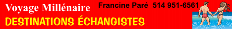Annonceur : Voyage Millnaire - Francine Par agente